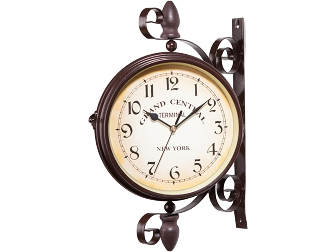 Relógio de parede decorativo, 94 cm (37 polegadas), metal, para casa e escritório.