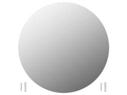 Wall Mirror, Wall Mirrors Vidaxl Prateado Vidro (φ 50 Cm)