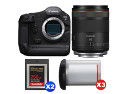 Eos R1 + Rf 50mm F/1.4 L Vcm + 2 Sandisk 256gb Extreme Pro Cfexpress Type B + 3 Canon Lp e19 + Ebook “20 Dicas para Fotos Que Impressionam” CANON