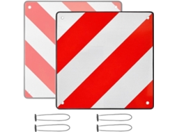 Painel refletivo com 4 tensionadores, sinal de advertência refletivo de alta visibilidade para suportes.