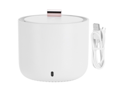 Umidificador de 350 ml com luz noturna, mini umidificador com botão de toque e carregamento USB.