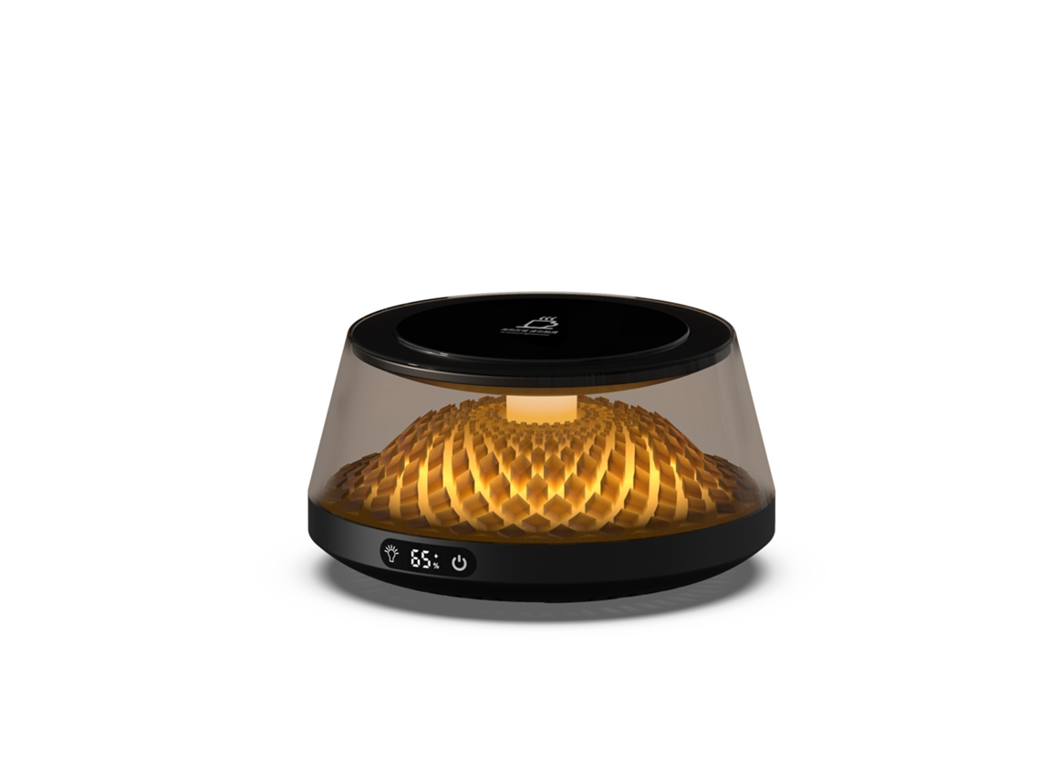 Tapete aquecedor de mamadeiras USB SFUSHOS na cor Tijolo Dourado (preto)