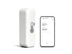 Termómetro E Higrómetro Inteligente Zigbee Sem Fios, Sensor De Temperatura E Humidade Para Estufa E Casa, Gateway Zigbee Necessária