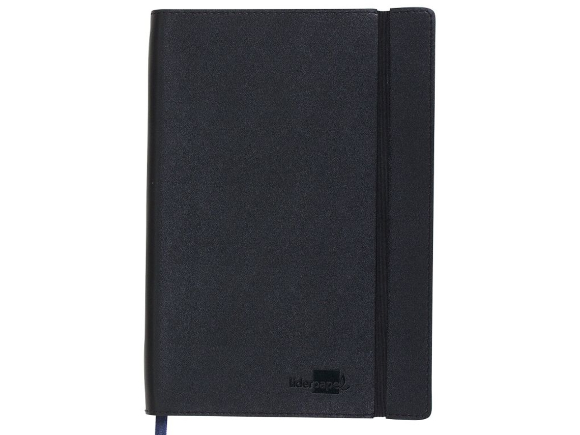 Caderno LIDERPAPEL 120h 70 g/m² Preto (A5)