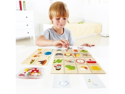 Jogo De Combinação Hape Combino Jogo Educativo De Madeira Para O Cérebro, Ideal Para Crianças.