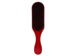 Pente De Madeira Profissional Para Cabelo, Barba E Bigodes Com Bristas Suaves E Cabo Confortável (vermelho)