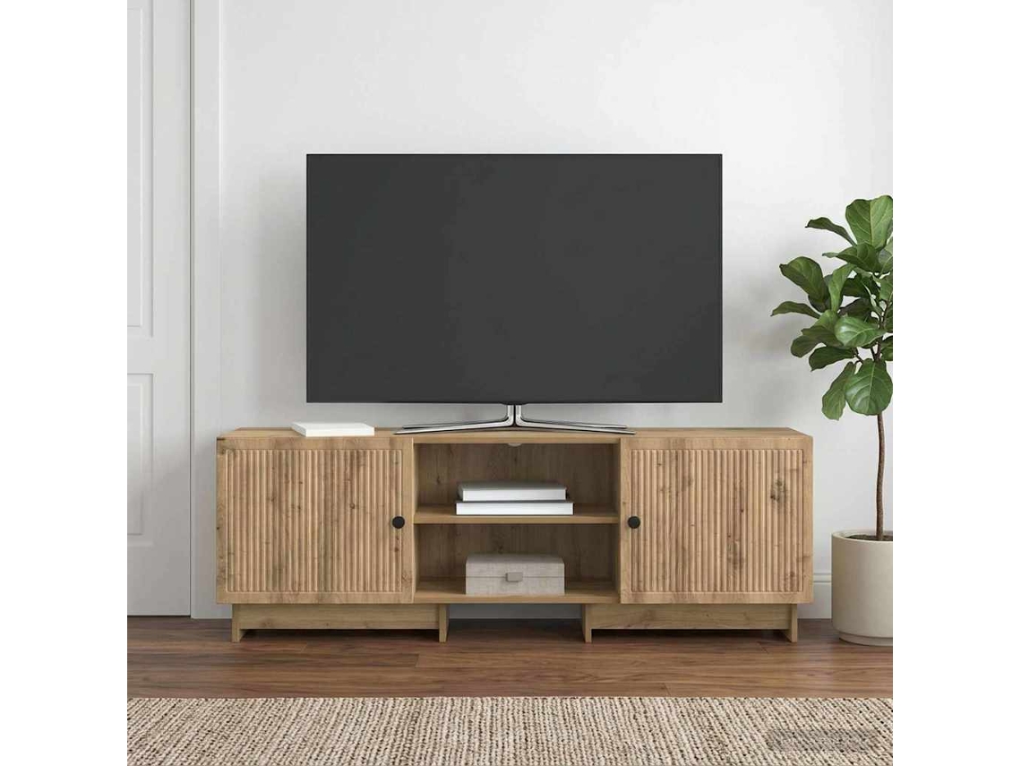 Vidaxl Gabinete Para Tv 150 X 31 X 50 Cm Carvalho Arttisan