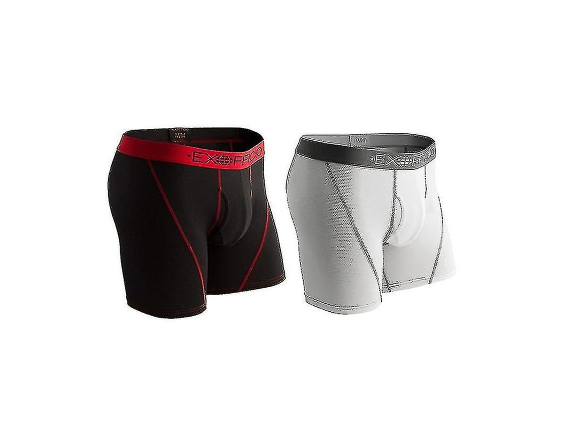 2 Pack Calcinhas Exofficio Homem Sport Mesh 6 Eua Tamanho L Preto Branco Talla L Eua Black White 2 Pack