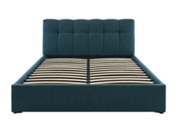 Cama Com Maziri Azul Esverdeado 160 X 200 Cm - Sem Colchão - Com Estrado