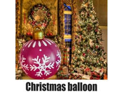 Bola de Natal Inflável de PVC com Árvore para Decoração Exterior LAXISCREED