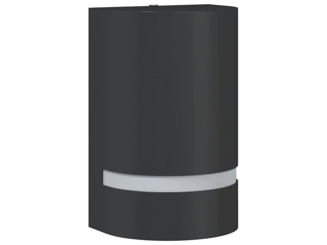 Luz de parede exterior VIDAXL Preto Alumínio (80x100x150 mm)