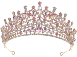 Coroa De Casamento Com Detalhes Em Cristal, Tiara De Noiva, Acessório De Cabeça