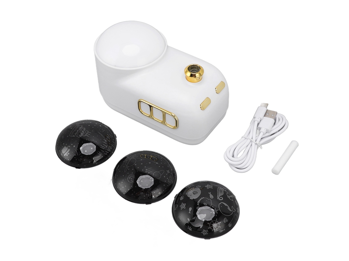 Humidificador Portátil Usb LAXISCREED com Projeção de Filme, Silencioso e Fofo para Sala, Quarto ou Cama