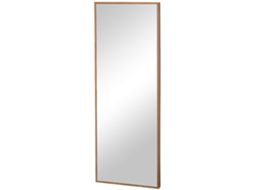 Espelho de Parede de Corpo Inteiro 45x125 cm MARCA, retangular, moldura de madeira, moderno