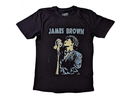 T-shirt De Mulher Zmdecqnb James Brown Holding Algodão Branco (l)