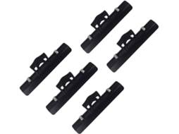 Conjunto De 5 Prendedores Partitura Em Abs Preto E Metal, Ideais Para Fixar Páginas De Livros E Documentos, Perfeitos