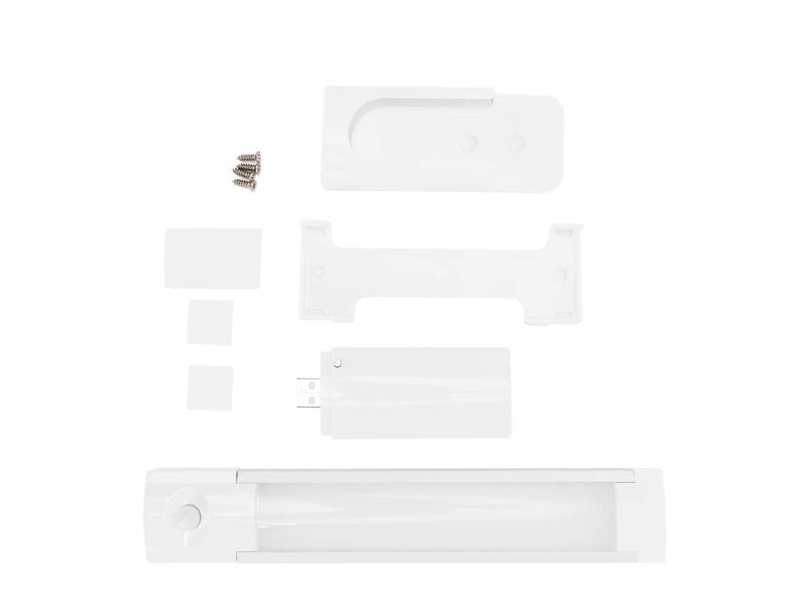 2026 luz de Gabinete Usb com Sensor de Movimento Magnético para Armário Cozinha Passeio Luz Noturna