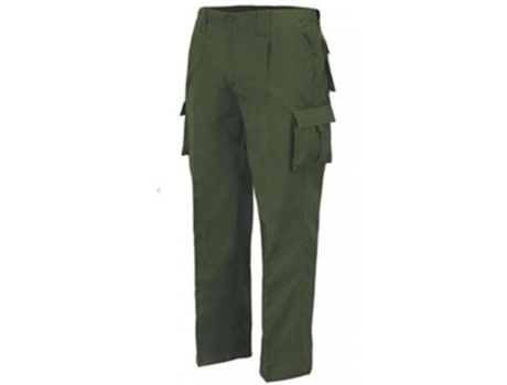 Pantalon tergal verde caza talla l-46