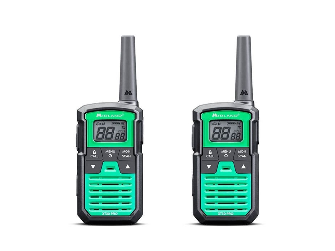 Rádio Comunicador Midland Xt30 Pro Preto/ Verde Aquaforge