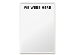 Magnetic Board For Wall We Were Here For The Bedroom Espelharte (40x60 Cm)