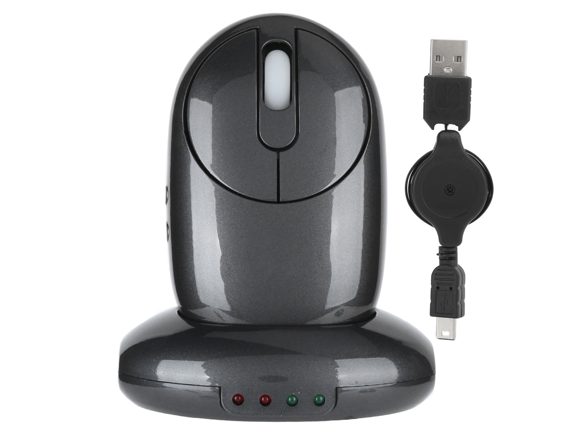 Aetheria rato Sem Fio Gaming 2.4ghz com Base de Carregamento Hub Usb 4 Portas 5 Botões Mg 012