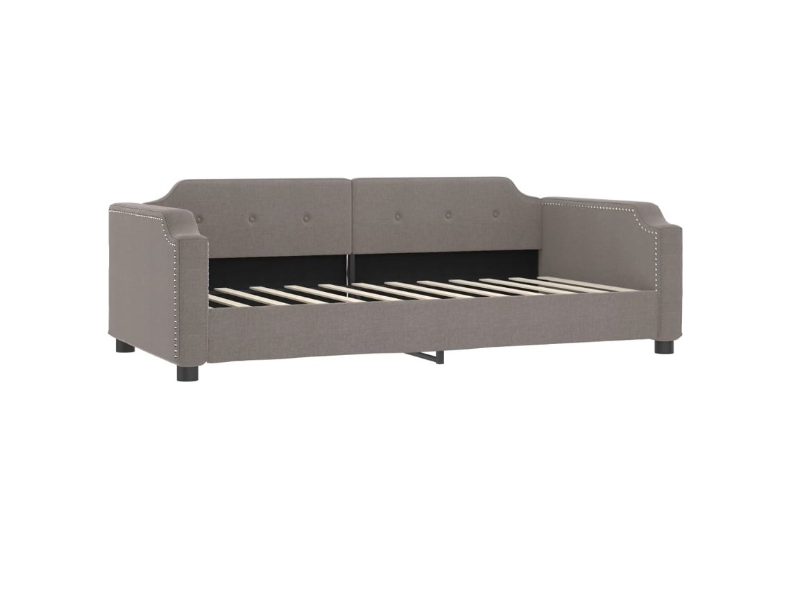 Day Bed, Day Beds Vidaxl Cinzento-acastanhado Tecido (100 X 200 Cm)
