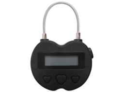 Cadeado Eletrônico com Visor LCD e Temporizador BRILVIBERA