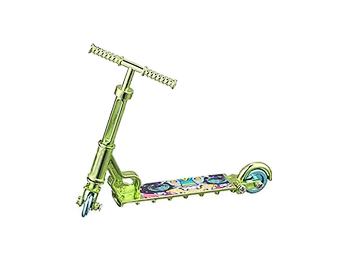 Mini Patinete de Dedo Brinquedo Cor Verde YUYSAN