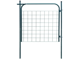 Fence Gate, Fence Gates Vidaxl Verde Aço (100 X 100 Cm)