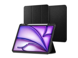 Capa Para Ipad Air 13 Spigen Urban Fit Preto Compatível M3/m2 Sintético