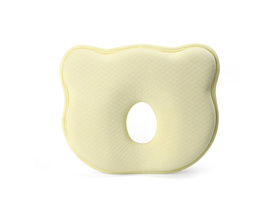 Encosto De Cabeça Para Bebé Com Memória De Espuma 25*23*3cm (amarelo)