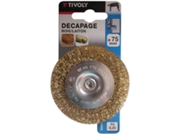 Escova Circular Multiuso Tivoly Para Broca Latão D 75 Mm