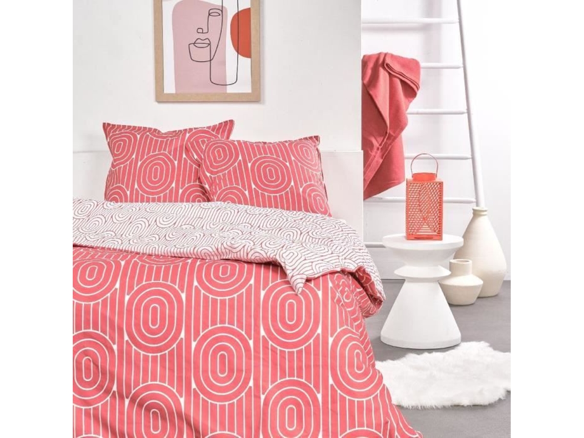 Cama Hoje Sunshine Pessoas Today Algodão Estampado Branco (260x240cm)