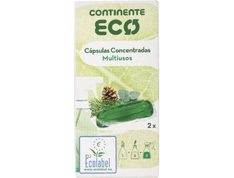Cápsulas Concentradas Multiuso CONTINENTE ECO emb. 2 un