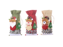 Sacos para Garrafa de Vinho de Natal Presentes para Festas RNEMITERY