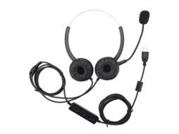 Headset Usb Para Call Center Com Microfone E Cancelamento De Ruído Rotação 330°