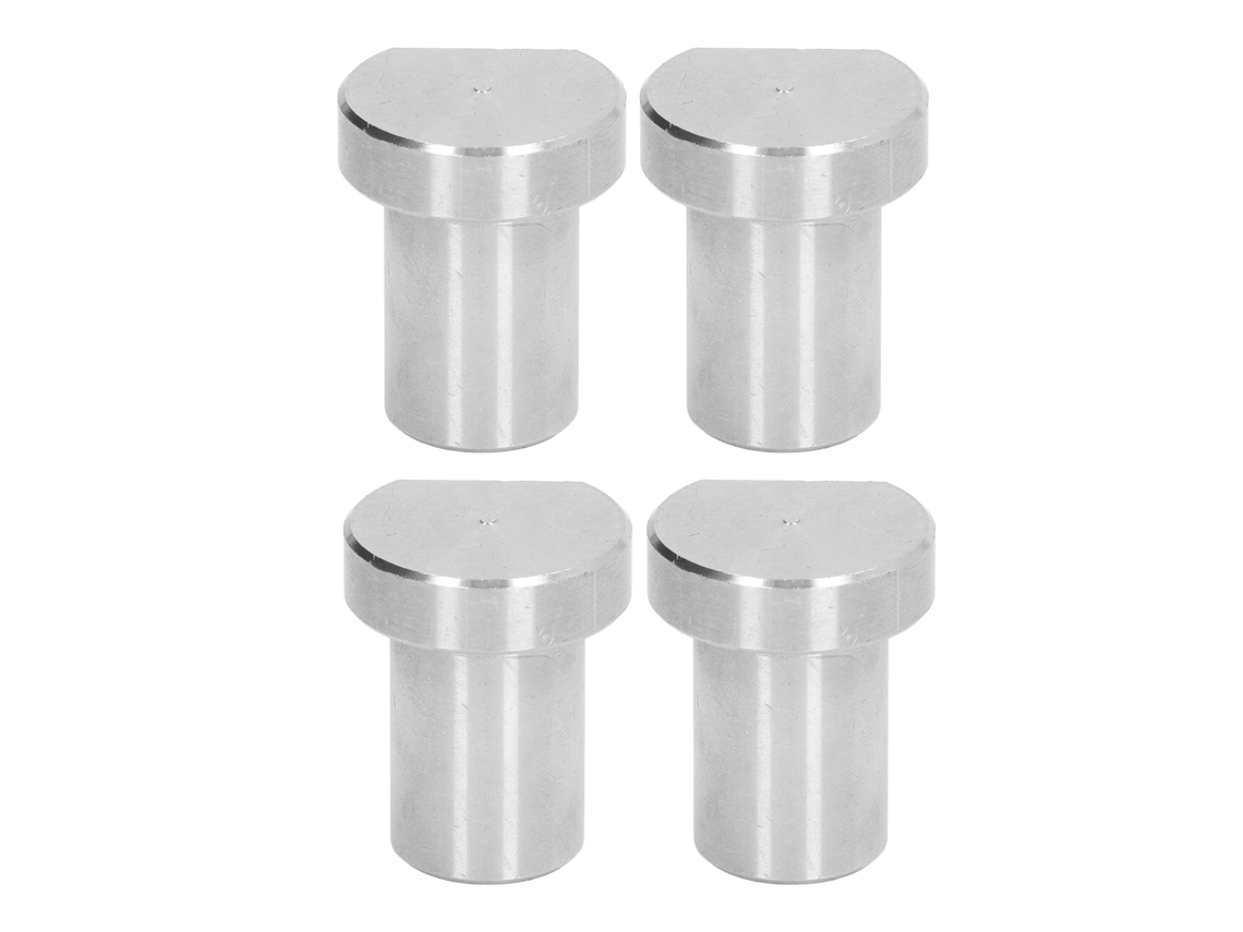 Conjunto de 4 parafusos de aço inoxidável para freio de bancada de 19 mm para marcenaria.