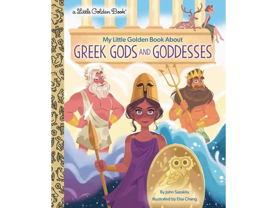 Livro My Little Golden Book About Greek Gods And Goddess de John Sazaklis  (Inglês)