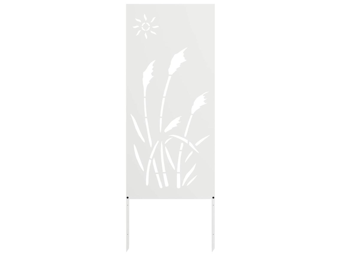 Tela de Privacidade para Jardim Fretwork Branco 50x140 cm MAISON EXCLUSIVE