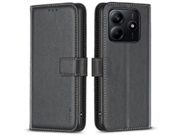 Capa Fólio Para Xiaomi Xiaomi Redmi Note 14 4g Veanxin Pele