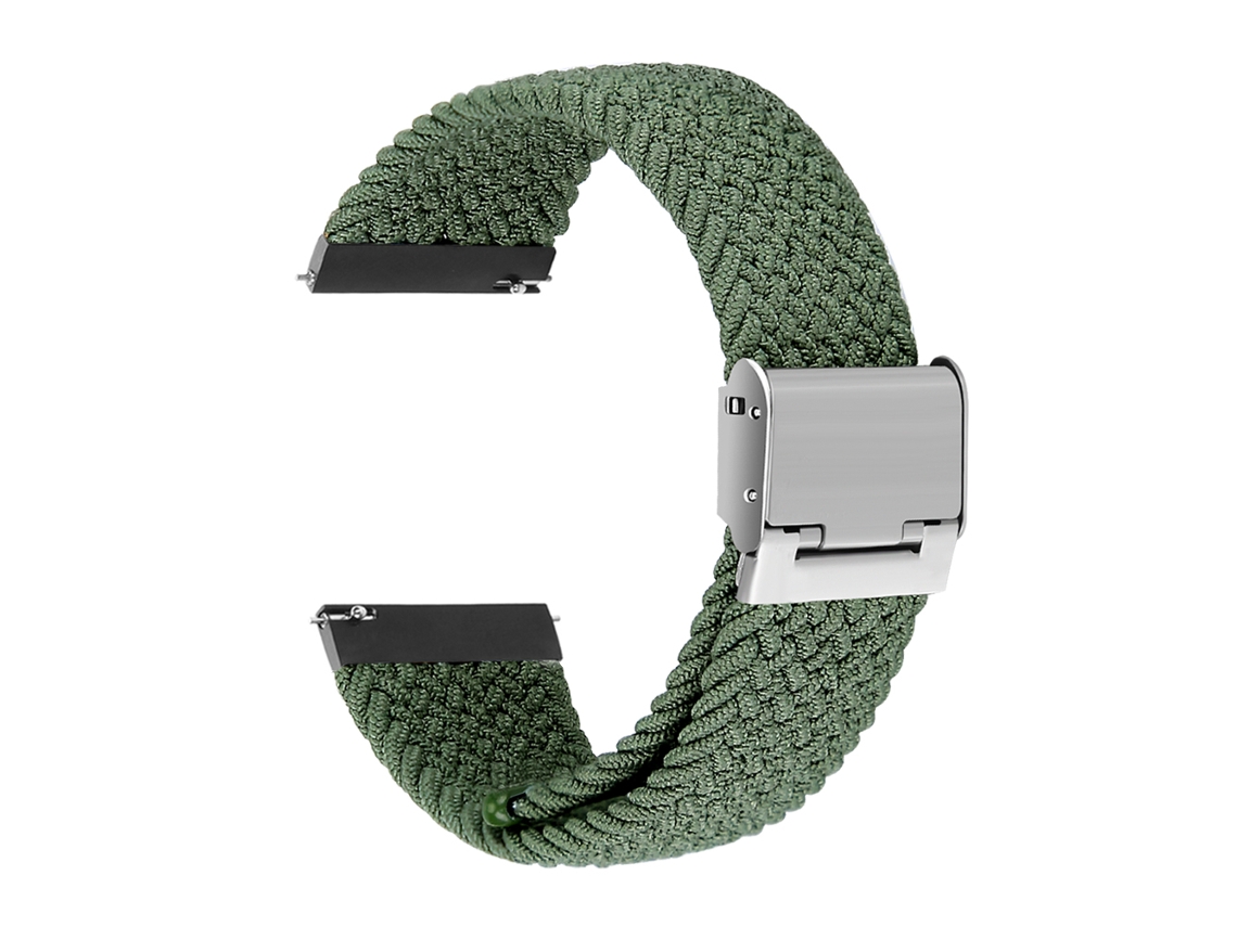 Bracelete Pulseira Entrançada Flexível para Amazfit Gtr 3 Pro Verde