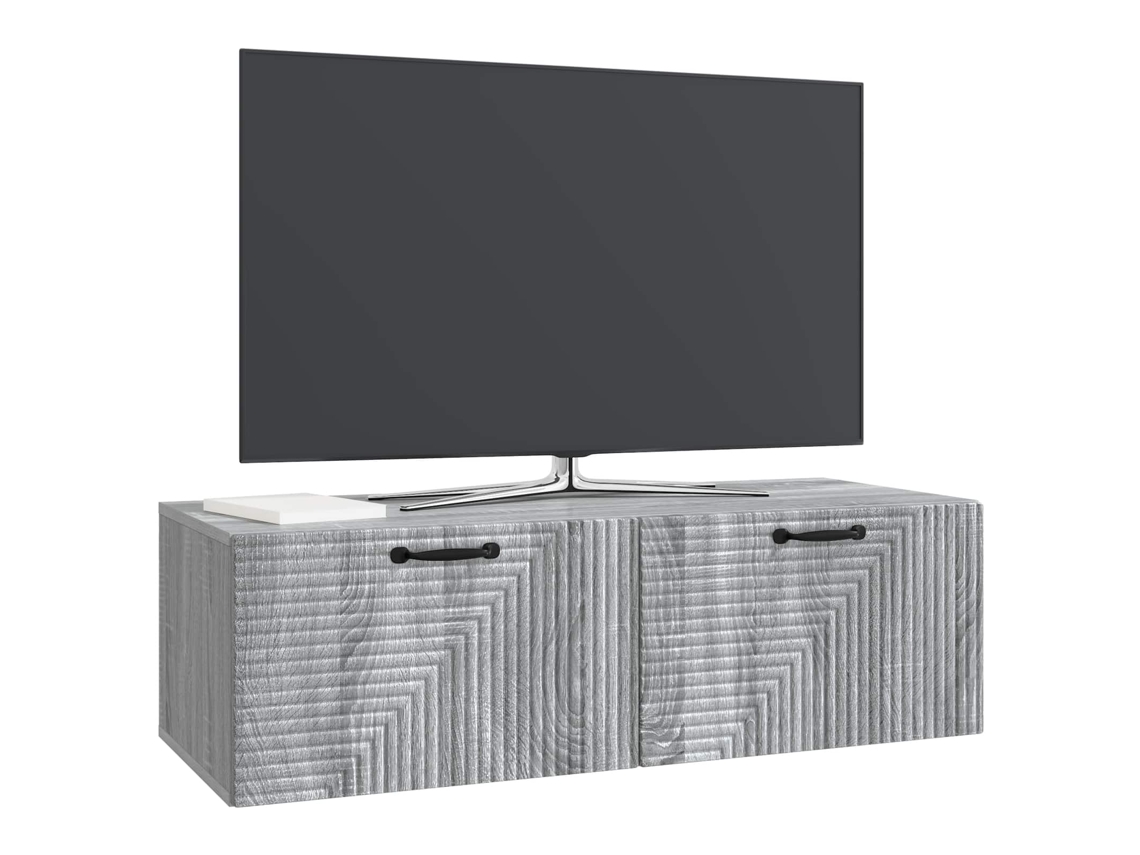 Gabinete de TV de parede MAISON EXCLUSIVE cinzento siena 98x41x30 cm