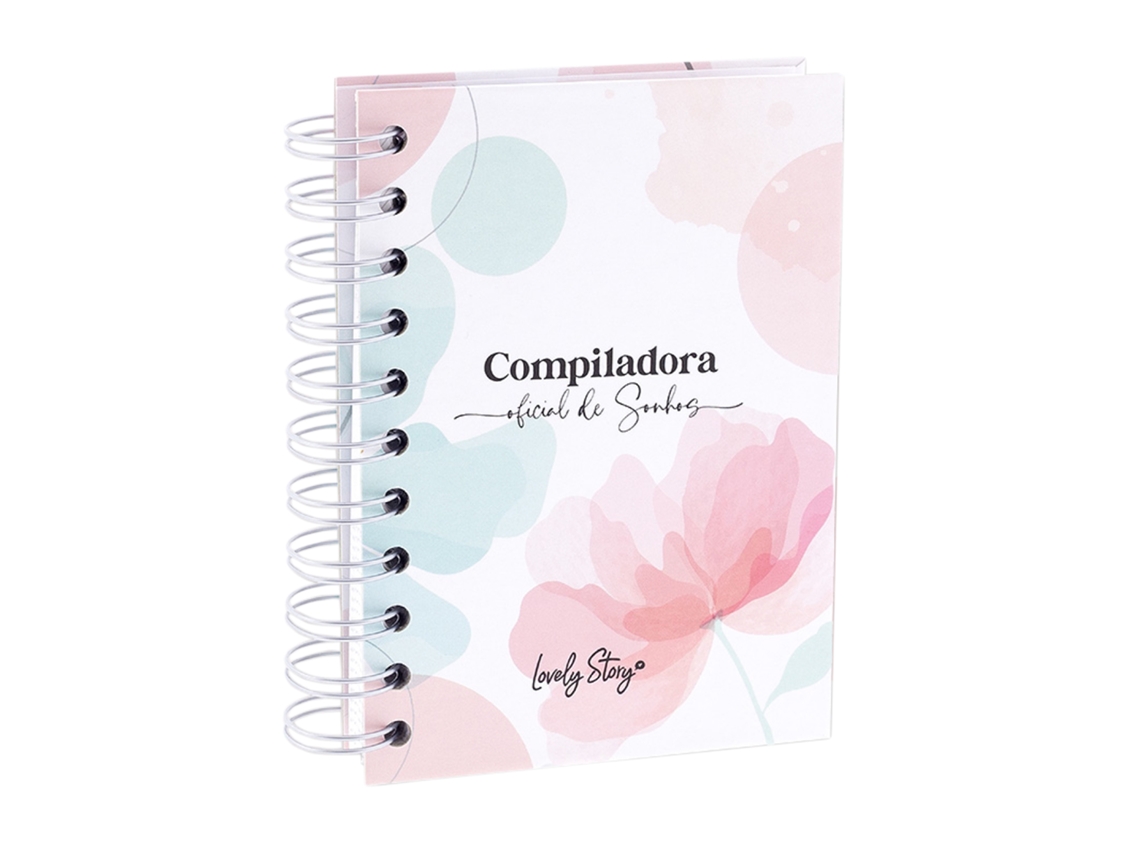 Bloco de Notas A6 Lovely Story Azalea Pautado Compiladora Oficial de Sonhos A62310-Pt