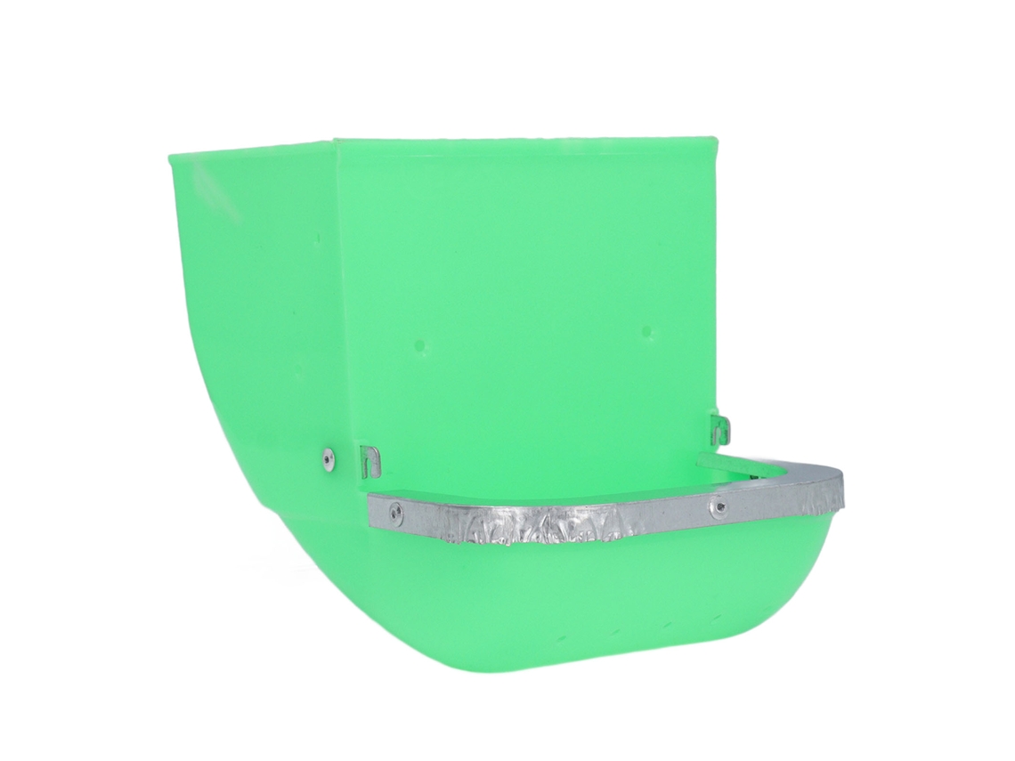 5pcs alimentador anti derrame Primerox plástico ferro para coelhos porcos guiné chinchilas ferrets (verde)