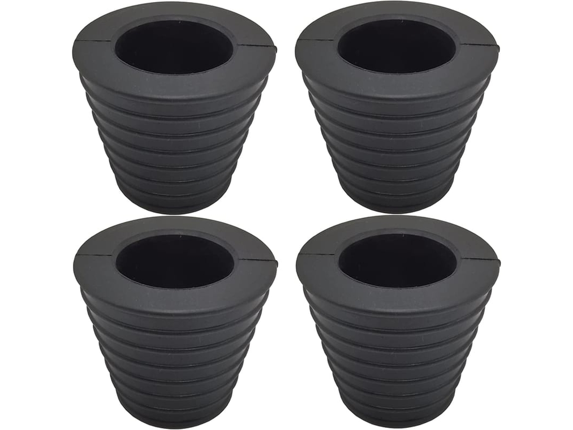 4pcs Cuneo Tapered Para Paraguas Ajusta A Polos De 38mm (preto)