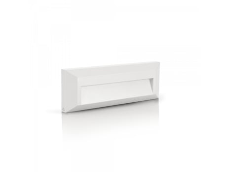 APLIQUE MURO SALIENTE 3W 4000K IP65 BRANCO Ref. ASARQW
