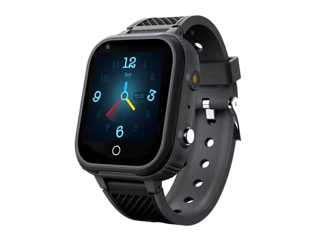 (preto) Smartwatch Infantil De 1,4 Polegadas Com Wi-fi, Compatível Com Redes 4g Globais E Classificação Ip67 De Resistência À Água.
