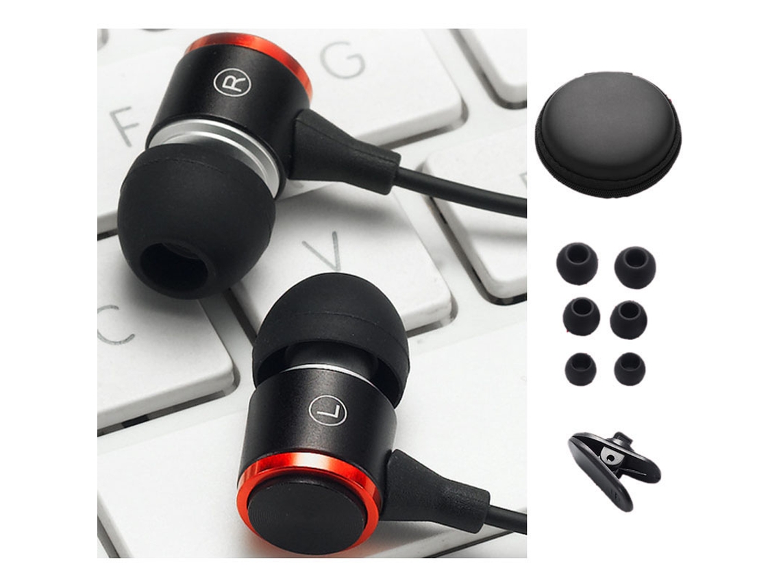 Fones de Ouvido Fio LAXISCREED Redução Ruído Bass