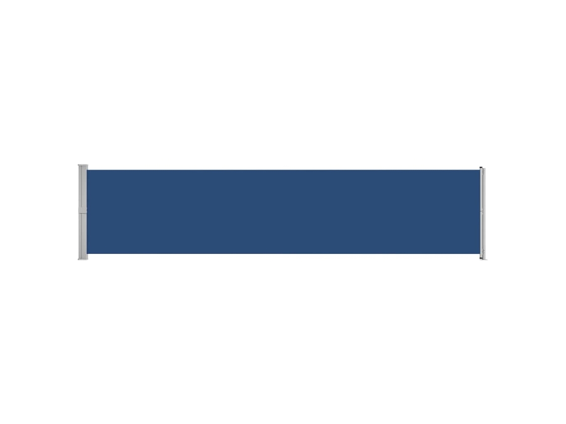 Side Awning, Side Awnings Vidaxl Azul Tecido (140 X 600 Cm)