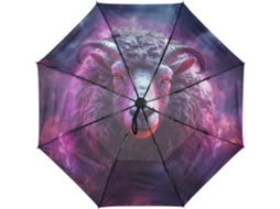 Guarda Chuva de Viagem Automático Purple Starry Sheep S/MARCA